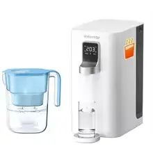 Waterdrop K19-H countertop reverse osmosis water purifier with instant hot water, installation-free RO system including water filter pitcher